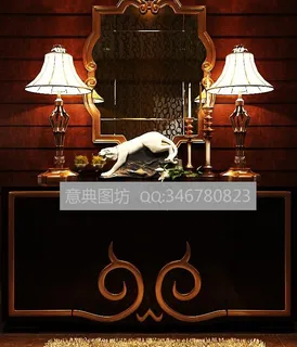 梳妆台欧式图片