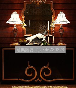 梳妆台欧式图片