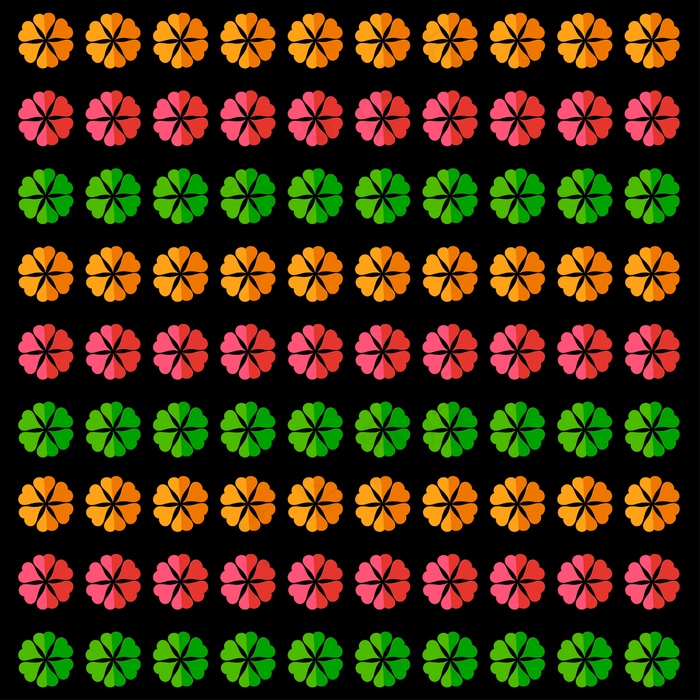 四叶草图案背景矢量图