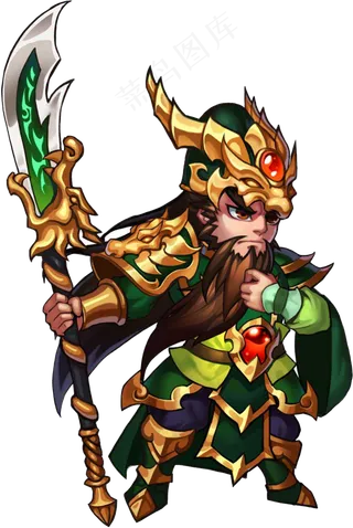 中国古代三国关羽人物png图片