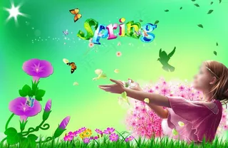 春天海报图片