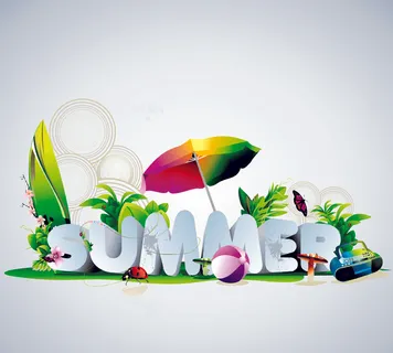 summer艺术字