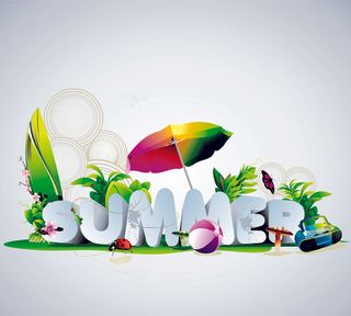 summer艺术字