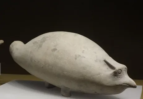 鸟型陶器图片