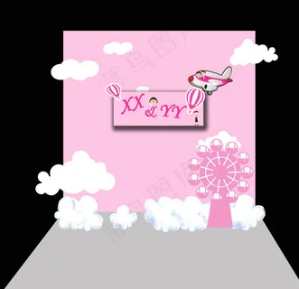 小丸子婚礼背景