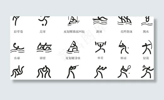 2008奥运会体育标志图片