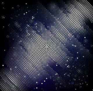 蓝色流线炫目光芒背景矢量素材