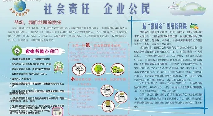 节能降耗图片cdr矢量模版下载