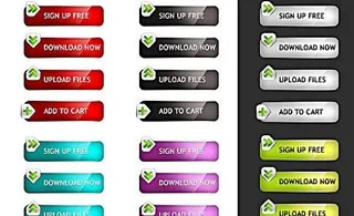 时尚新颖水晶按钮png素材