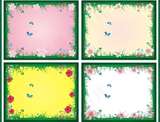 唯美矢量底纹背景图片