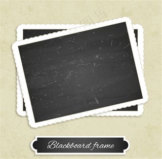 怀旧相框边框矢量图