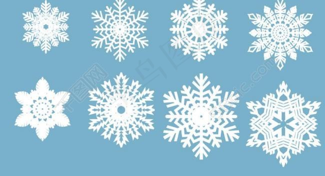 雪花图片psd模版下载