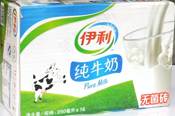 伊利纯牛奶图片
