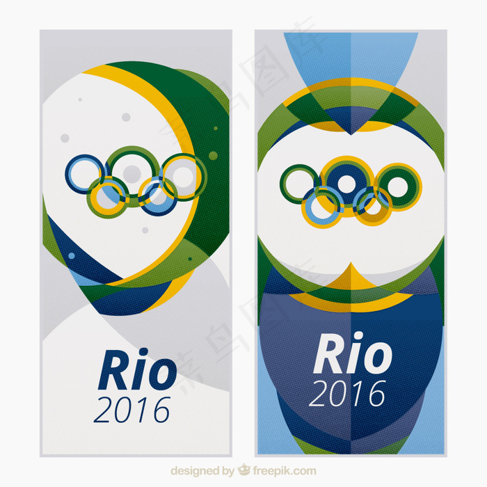 rio2016巴西奥运会背景横幅矢...ai矢量模版下载