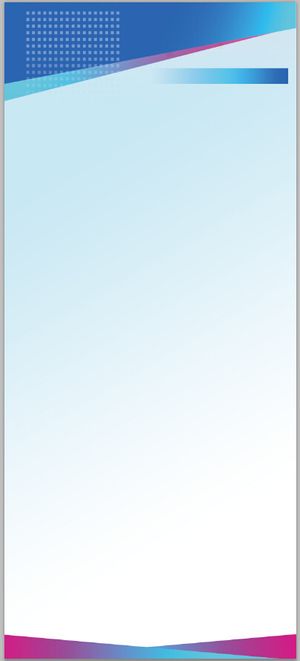 蓝色招聘X展架模板psd源文件下载