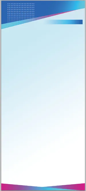 蓝色招聘X展架模板psd源文件下载