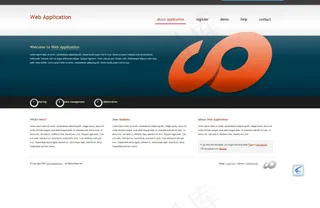 国外8字创意网站模版