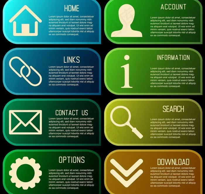 标签图片eps,ai矢量模版下载