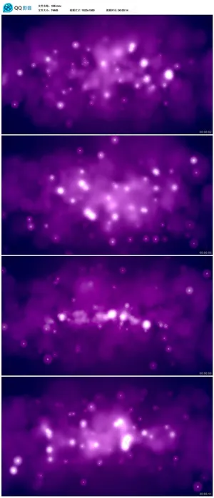 紫色粒子视频素材