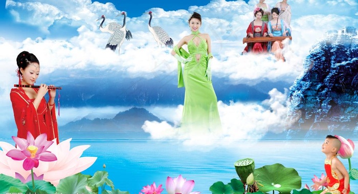 玉池仙境图片(5906X3543(DPI:300))psd模版下载