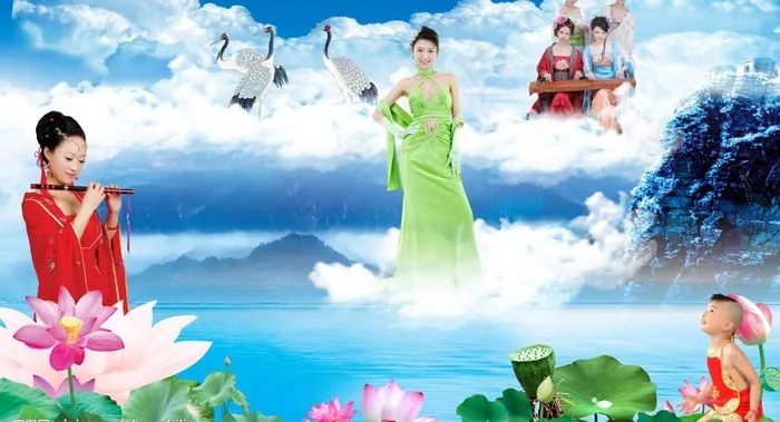 玉池仙境图片(5906X3543(DPI:300))psd模版下载