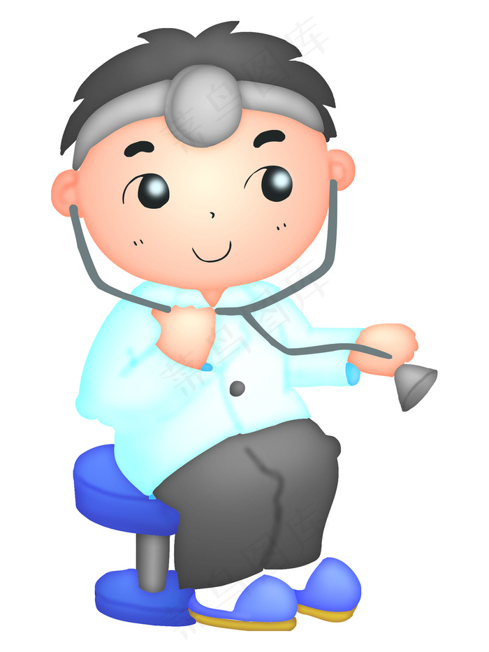 小医生卡通画