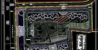镇江小区总平面建施图
