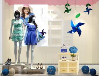 女装橱窗设计图片