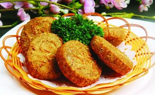 风味小食海鲜蟹米饼图片