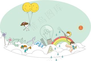 最新韩国矢量卡通插画