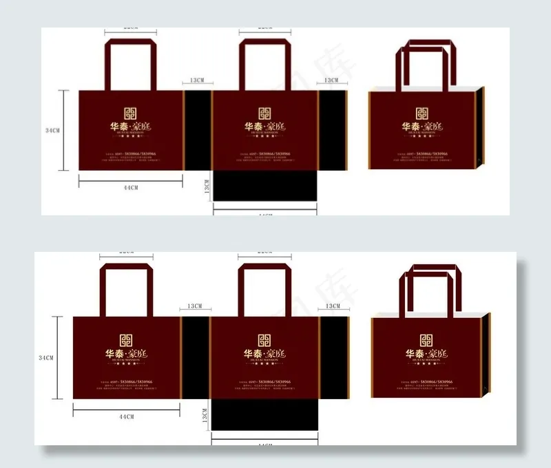 纺布袋图片cdr矢量模版下载