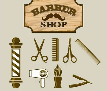 理发美发用品图片