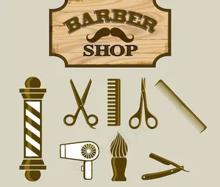 理发美发用品图片