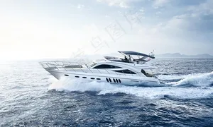 美丽大海游艇风光图片