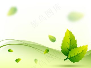绿色背景矢量图