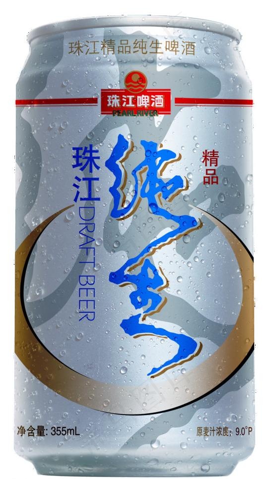 9度精品纯生355易拉罐图片(2549X4396(DPI:350))psd模版下载