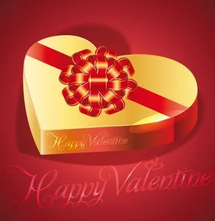 精美情人节背景矢量素材三