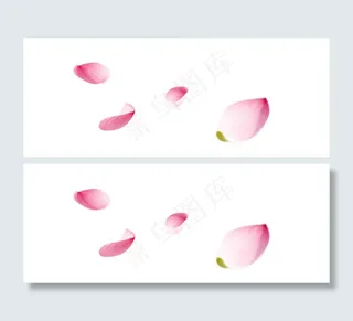 花瓣漂浮元素