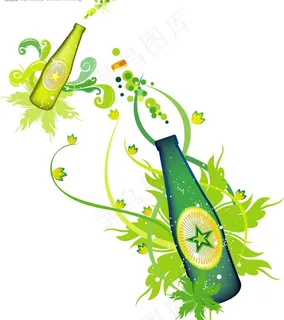 酒瓶包装海报图片