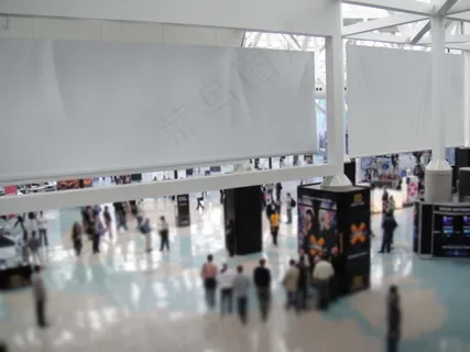 商场广告牌展示广告样机模版