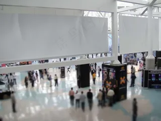 商场广告牌展示广告样机模版