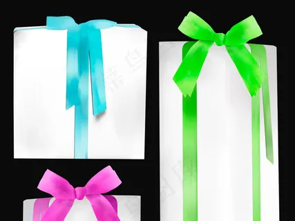 卡通礼物礼盒素材