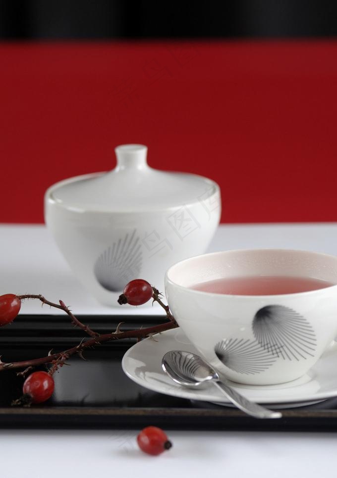 一杯清茶图片