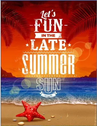 火热夏季海报设计