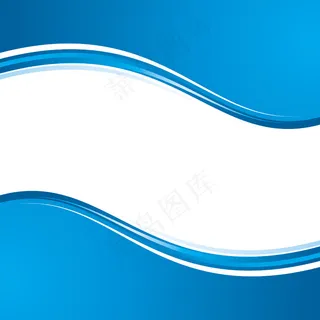 蓝色调曲线背景图片