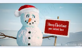 圣诞快乐第一季AE模板