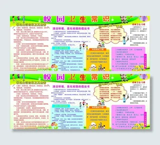 校园卫生常识图片
