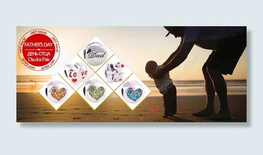 速卖通父亲节饰品海报