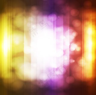 炫彩光晕几何背景矢量素材-1