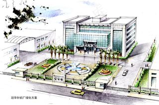 建筑线稿图图片